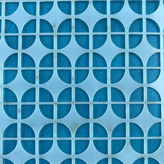 Groovy Mods Mylar Stencil texture sheet for polymer clay earrings art jewelry mixed media