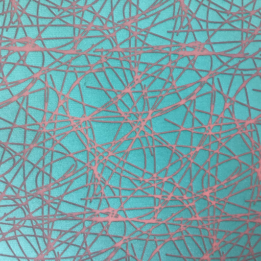 Scribbles scribble on clay Silkscreen for Polymer Clay and Mixed Media