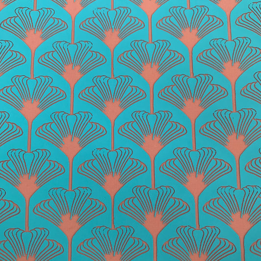 Silkscreen Art Deco Ginkgo Stencil Crafting, Polymer Clay, Art Jewelry and Mixed Media