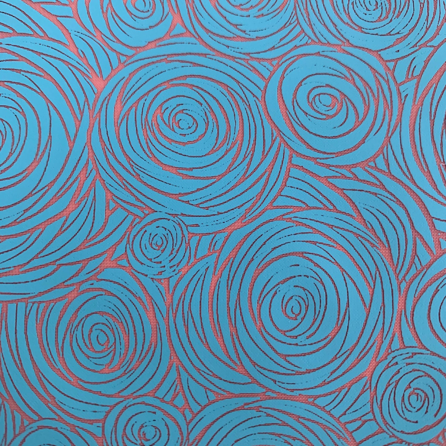 Silkscreen Stencil Nouveau Roses Pattern Crafting, Polymer Clay + Mixed Media