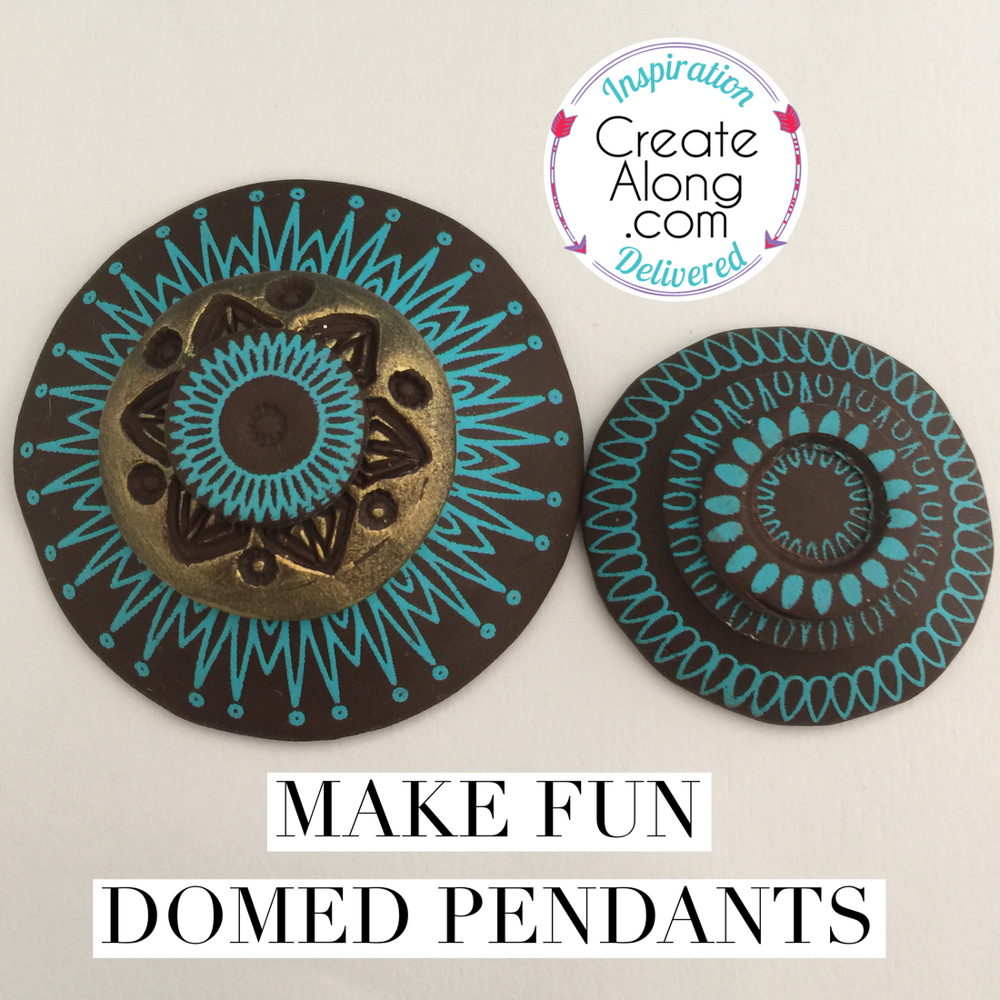 Polymer Clay Domed Pendants Easy & Fun to Make