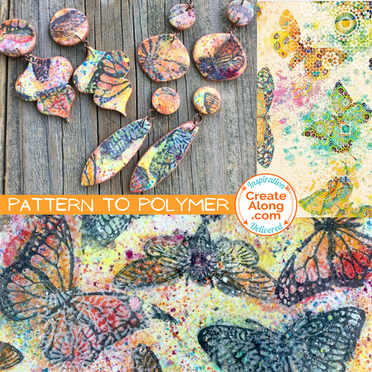 Learn How to Make Confetti Butterflies Polymer Clay Jewelry