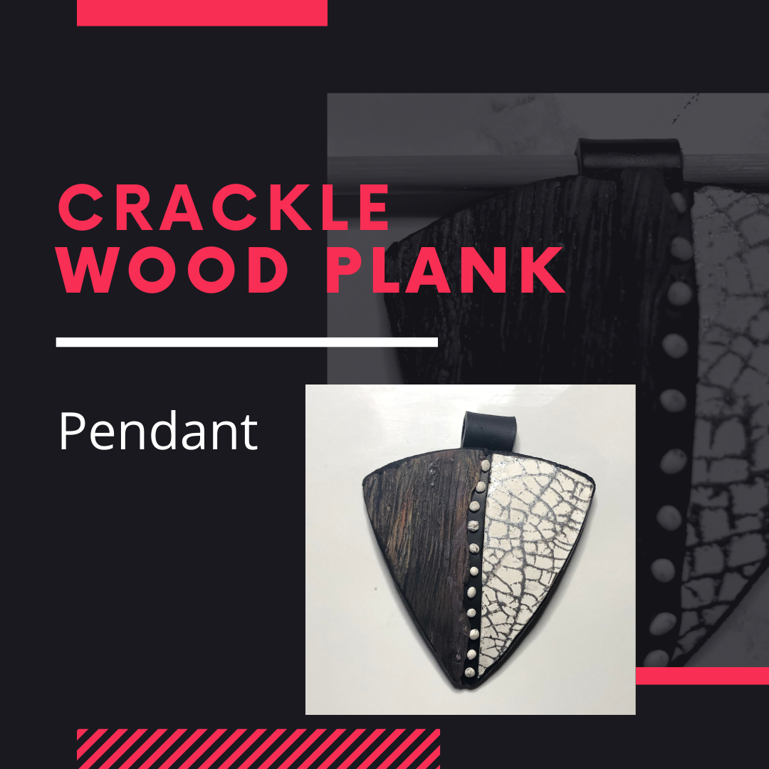 Crackle Wood Plank Pendant Tutorial