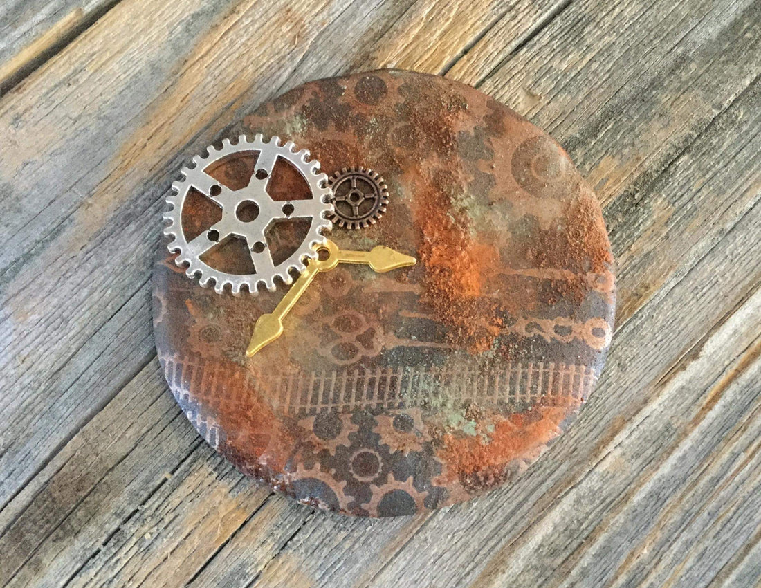 Year of Veneer- Introducing Cindi McGee- and Faux Rust for polymer clay