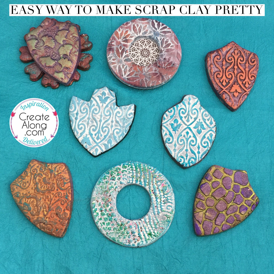 Making Scrap Polymer Clay Beautiful with Ease