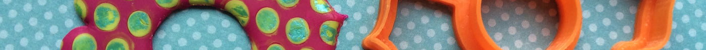 Fun way to create a polka dotted three color veneer for your polymer clay artwork