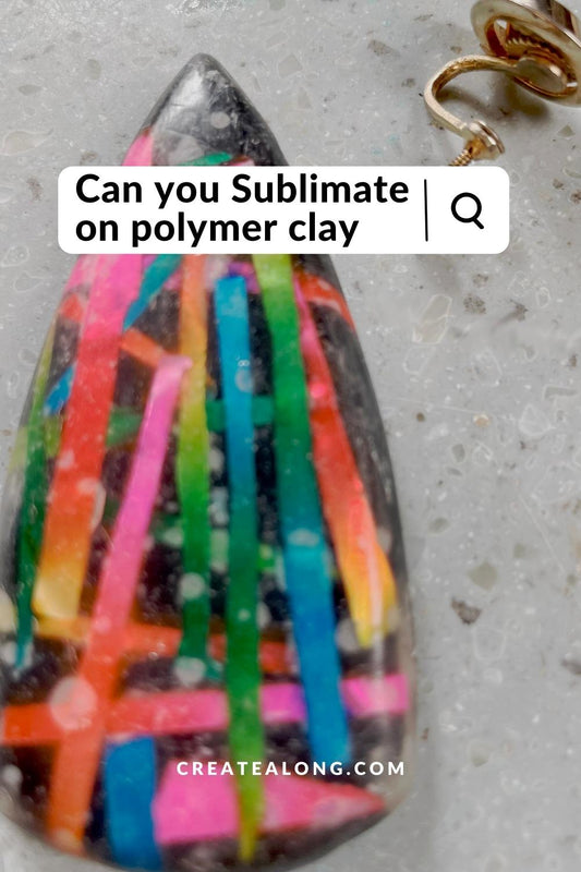 Can you sublimate on polymer clay items with sublimation printing?