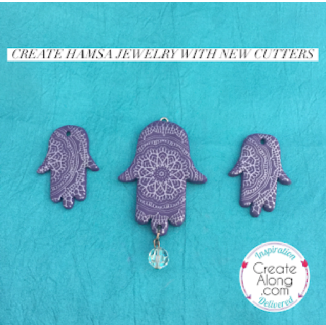 Create Hamsa Polymer Clay Jewelry with New Cutters