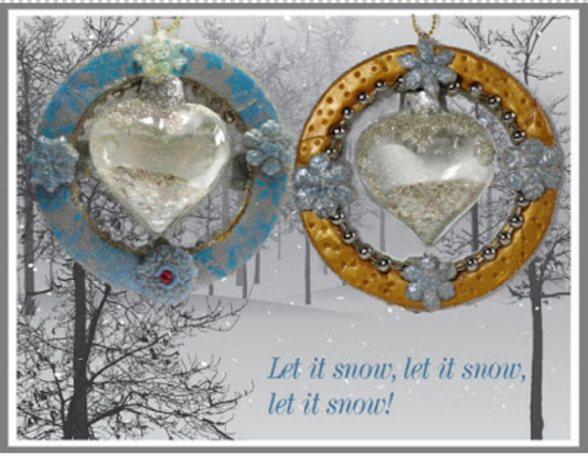 The Heart of Winter Ornament  with the CreateAlongBox
