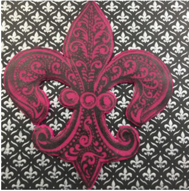Having fun with the CreateAlong Fleur de lis collection of polymer clay tools