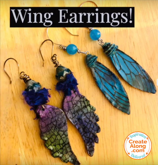 Give yourself WINGS! Make these Awesome Polymer Clay Earrings