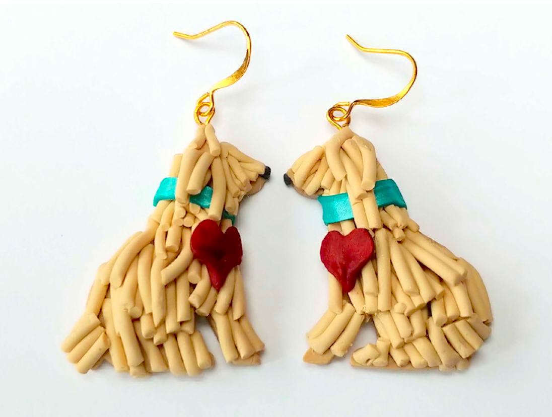 Could these be ANY cuter?  We think not! Learn how to make your own pair of polymer clay dog earrings!