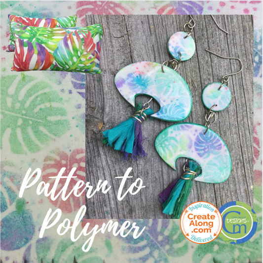 Make Colorful Monstera Leaf Polymer Clay Jewelry with a Boho Feel