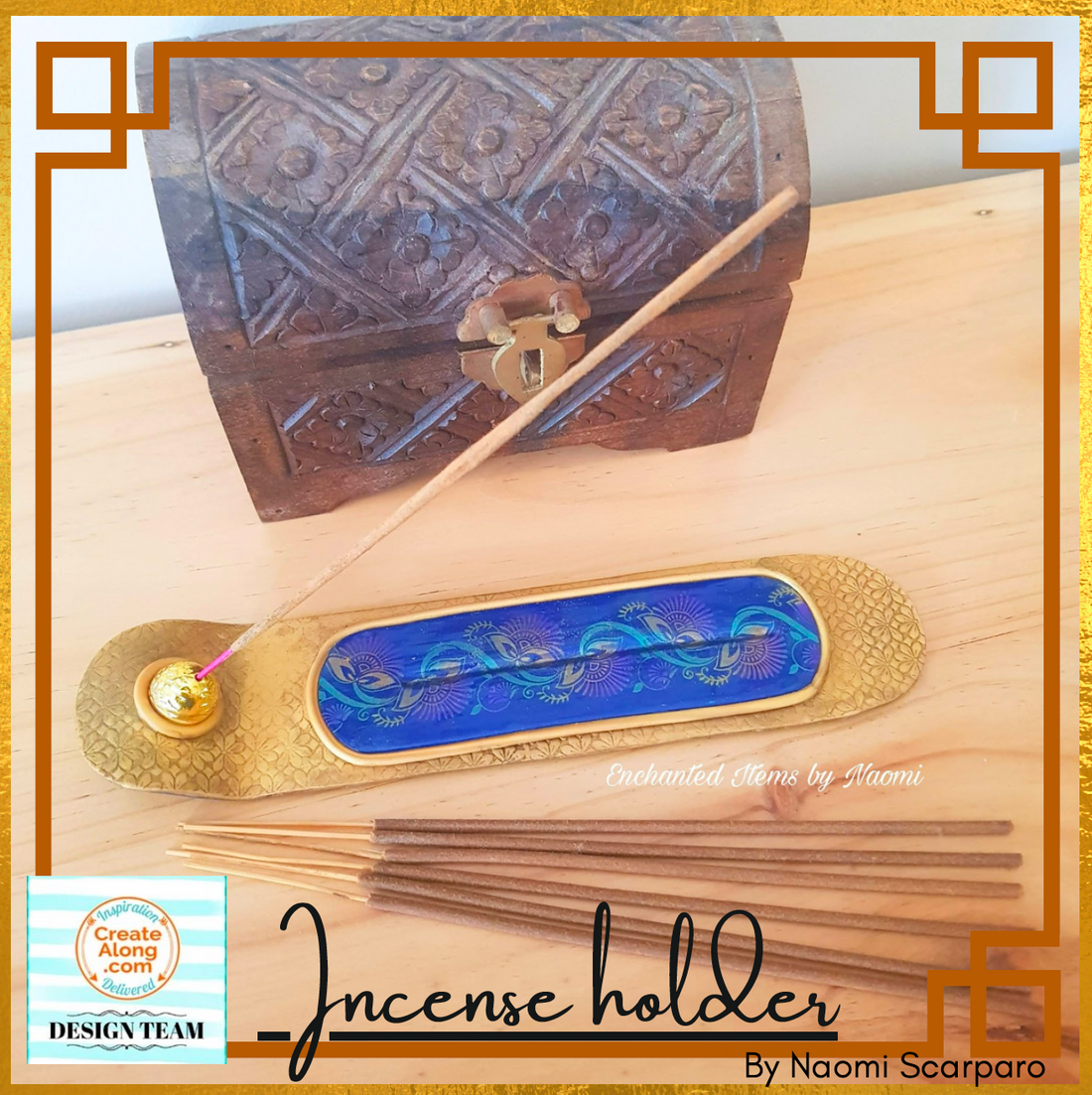 Make this Gorgeous Incense Holder with Polymer Clay