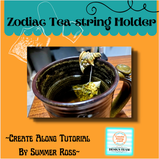 Make a Polymer Clay Zodiac Dragon Wing Tea String Holder