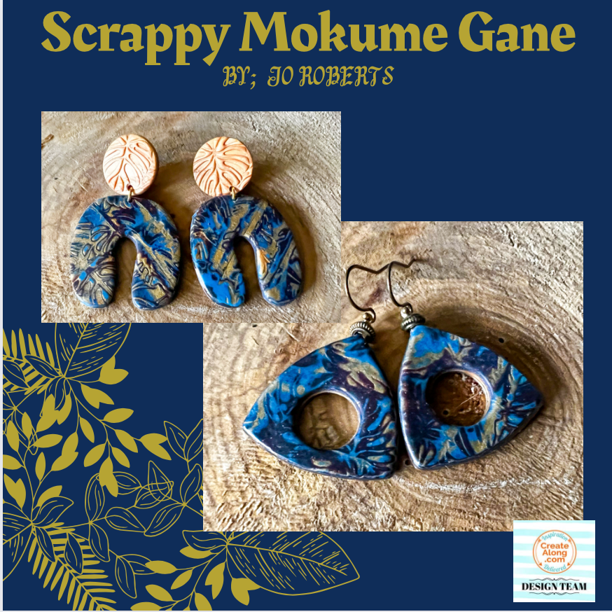 Got scraps? Try this Scrappy Mokume Gane and make fabulous polymer clay jewelry!