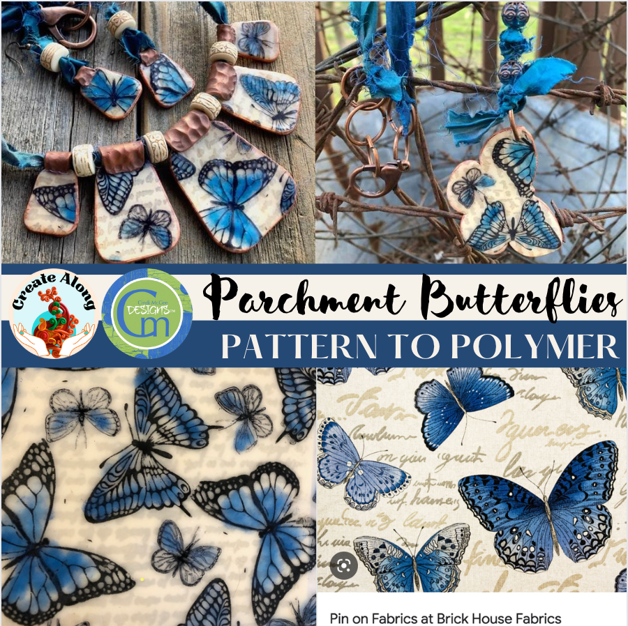 Layering Designs & Techniques for Butterfly Polymer Clay Jewelry - New Free Tutorial!