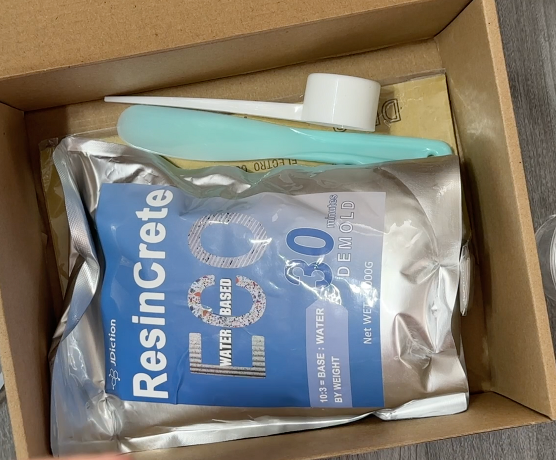 Resincrete Kit How to use ResinCrete from JDiction and thoughts about crafting with p