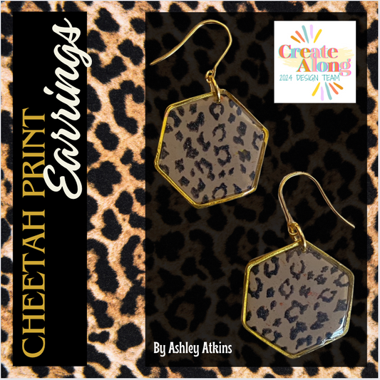 Go Wild While You Learn How to Make Cheetah Print Polymer Clay Earrings