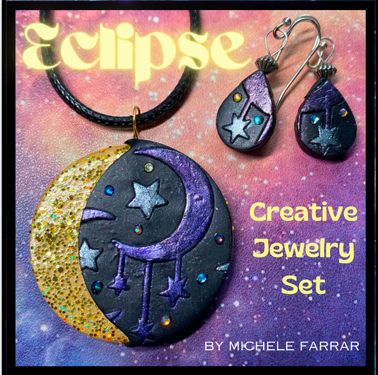 Eclipse! Learn Creative Ways to Embellish Your Polymer Clay Designs with this Free Make it Monday Tutorial!