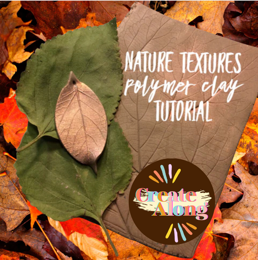 Try this! Create a Nature Inspired Leaves Texture Sheet with Polymer Clay