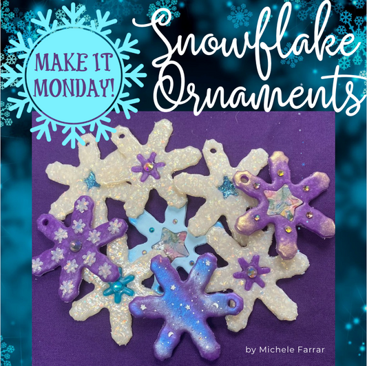 Let it Snow with Polymer Clay!  NEW Make it Monday Tutorial