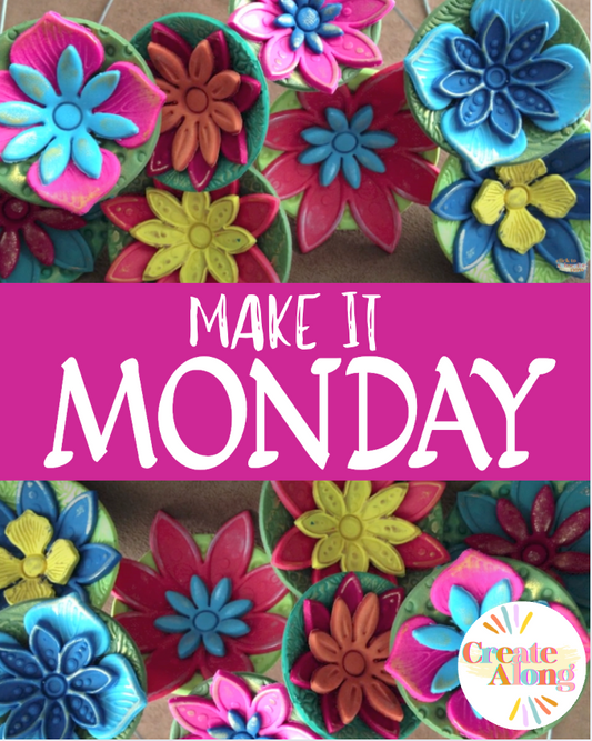 Bold, Bright & Beautiful - Floral Plant Pokers YOU Can Make with Polymer Clay