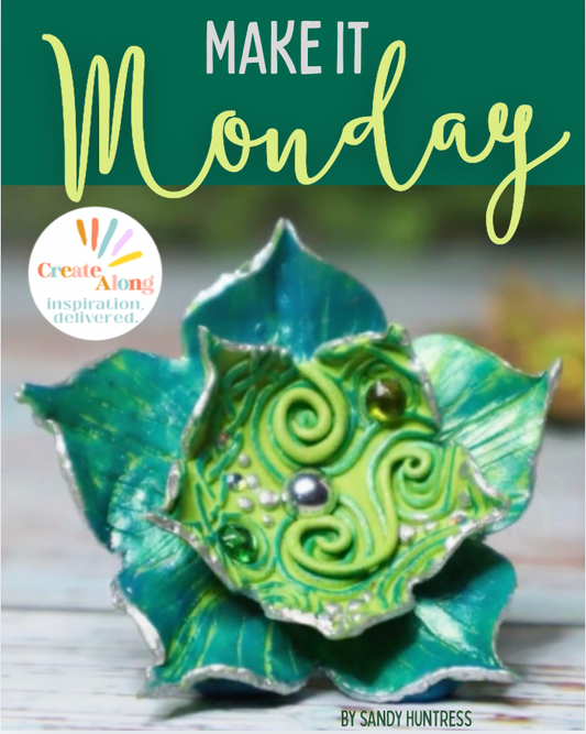 Sculpt a Dimensional Lotus Bloom Flowers - It's Make it Monday