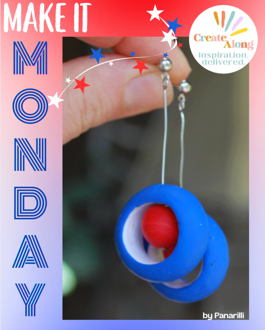 How To Make Dangle Earrings with Open Centers - Make it Monday