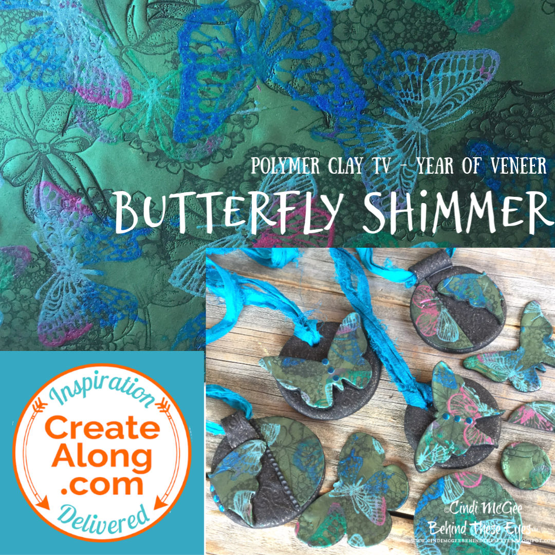 How to Make a Butterfly Shimmer Polymer Clay Veneer