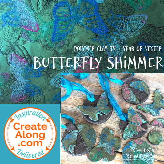 How to Make a Butterfly Shimmer Polymer Clay Veneer