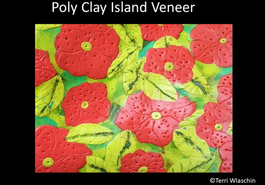 Create a Colorful Tropical Polymer Clay Veneer with Terri Wlaschin