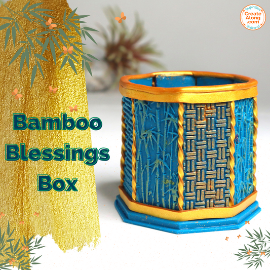 Make A Fabulous Bamboo Blessings Box with Polymer Clay!