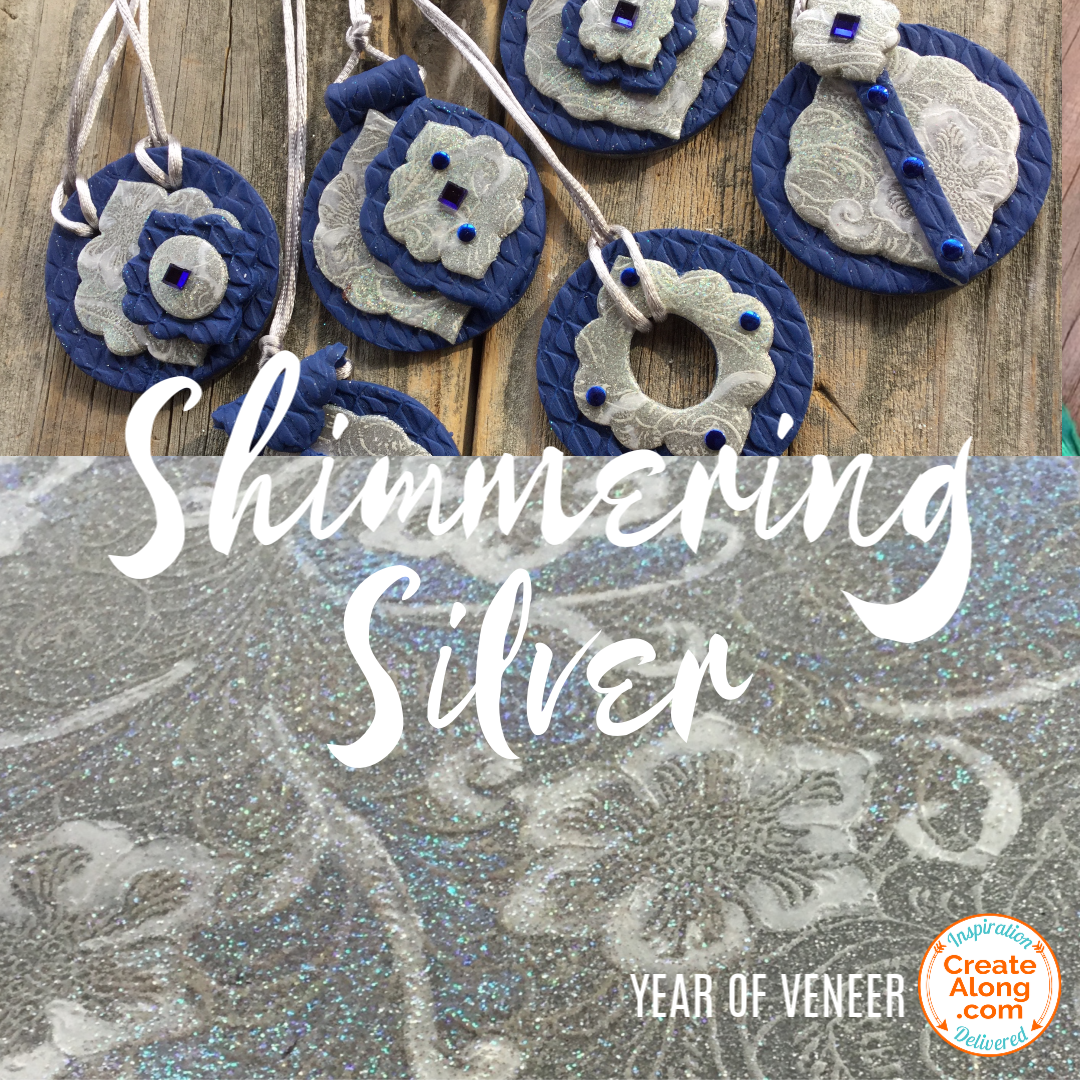 How to Make a Shimmering Silver Polymer Clay Veneer