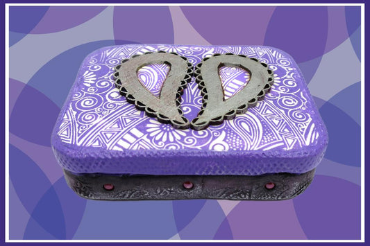 Paisley Purple Altoid Tin - Create Along Box