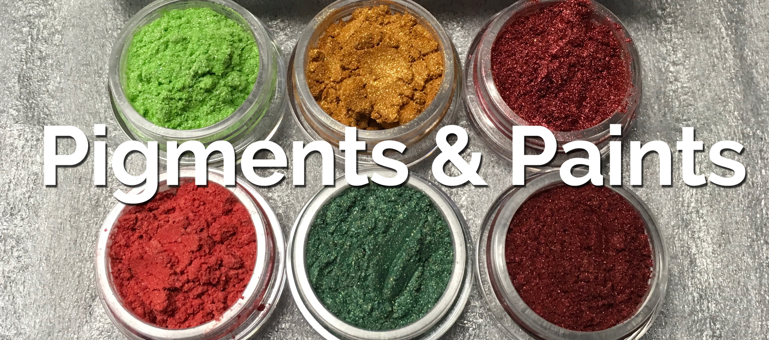 Glitters, Pigments, Foils, Hot fix, Colorfuze for polymer clay