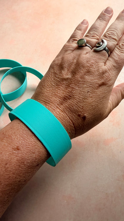 75mm Bakeable Bangle Bracelet Blank Components - set of 3
