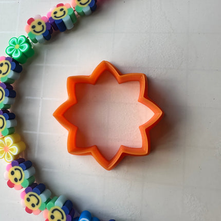 Lotus Flower Cutter | 1.25” Polymer Clay Cutter for Earrings & Jewelry - Create Along 