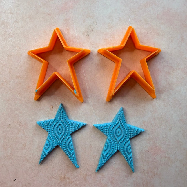 Super Star Mirrored Pair Retro Clay Cutter set
