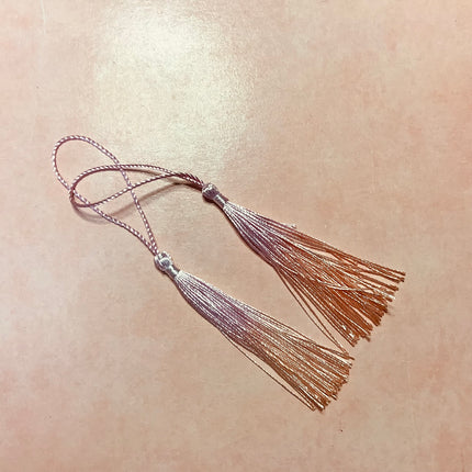 Bookmark or earring boho tassels set of 2 - Create Along 