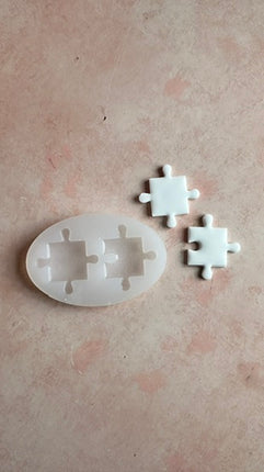 Puzzle Pieces Best Friend Silicone mold - Create Along 