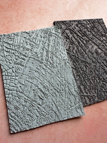 Tree Rings Wood Grain clay stamp oopsie - Create Along 