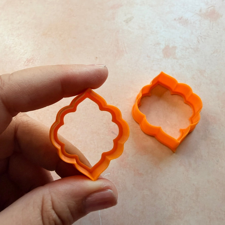 Ruffled Kiss polymer clay cutters
