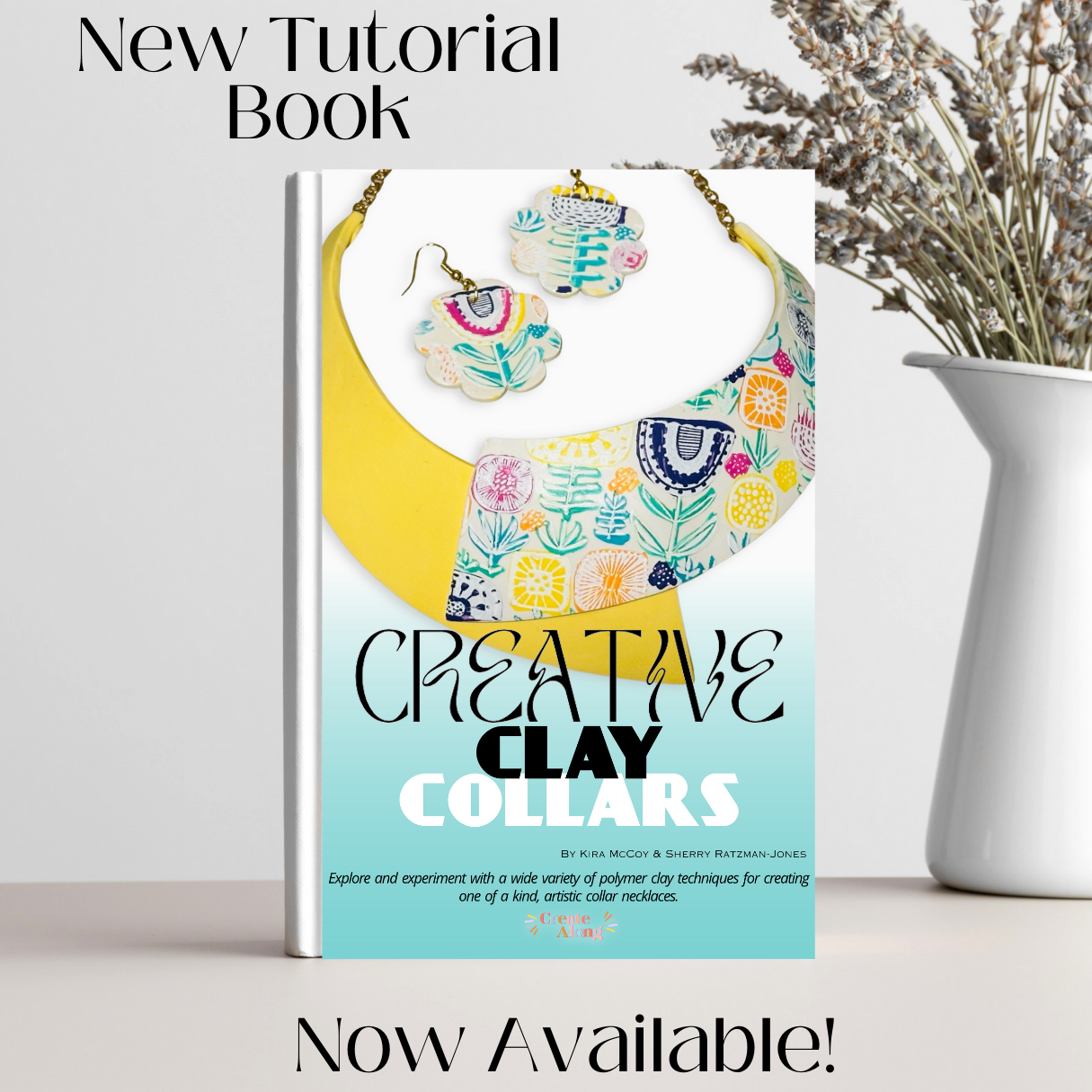 Creative Clay Collars polymer tutorial necklace jewelry making book + collar cutters