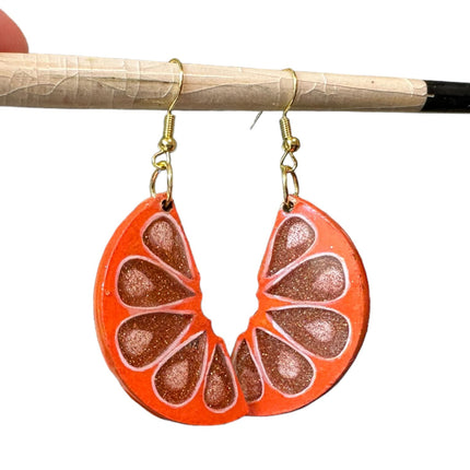 Citrus Slices 4 pairs Earring Components mix and match - Create Along 
