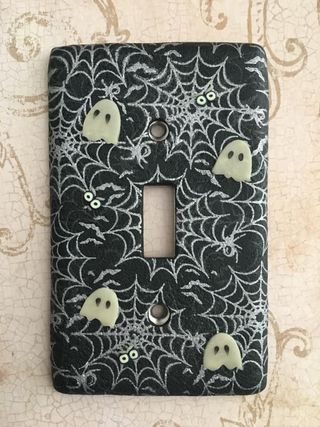 Silk Screen Spider Webs  Stencil for Polymer Clay, Art Jewelry, Mixed Media - Create Along 