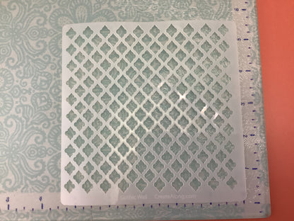 Gothic wall Mylar Stencil texture sheets for polymer clay earrings art jewelry mixed media - Create Along 