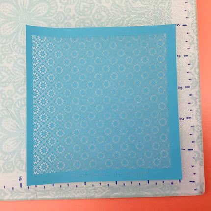 Norwegian Knit Silkscreen for Polymer Clay and Mixed Media Christmas - Create Along 