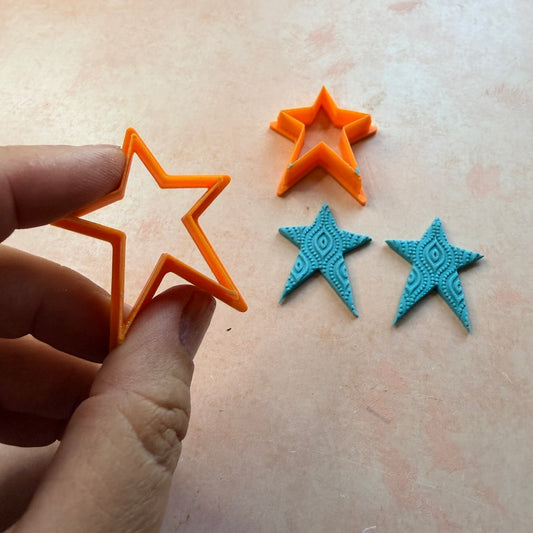 Super Star Mirrored Pair Retro Clay Cutter set