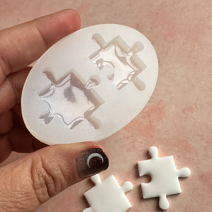 Puzzle Pieces Best Friend Silicone mold - Create Along 